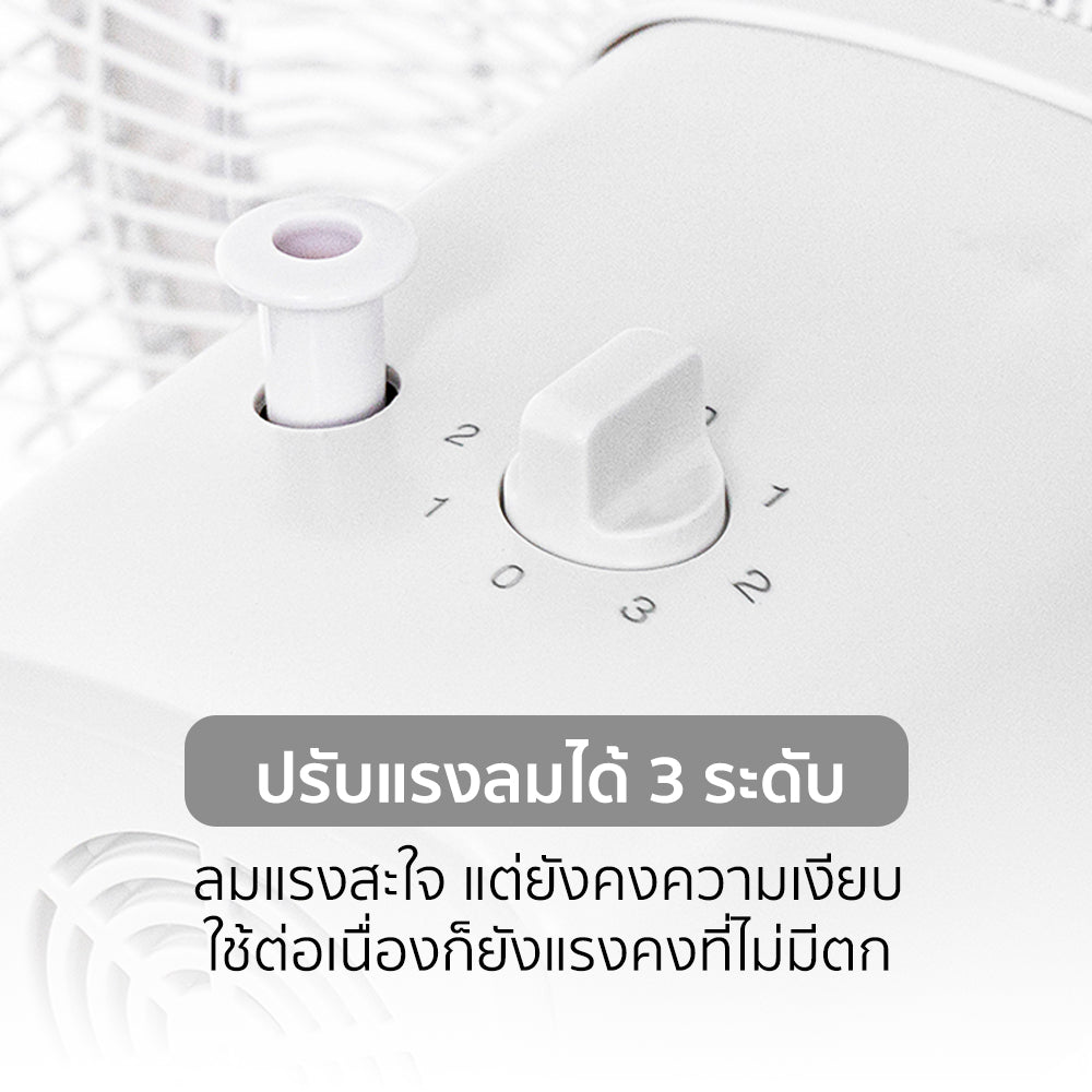 พัดลม ตั้งพื้น อุตสาหกรรม 12 นิ้ว Stand Fan | AK-4031RC สีขาว