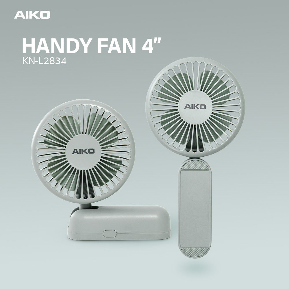 พัดลม ชาร์จไฟ 4 นิ้ว Rechargeable Fan | KN-L2834 สีเขียว