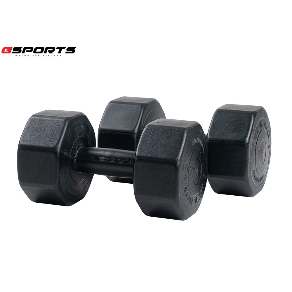 ดัมเบล พลาสติก แพ็คคู่ Dumbbell 6kg x2 Black | DB6-B
