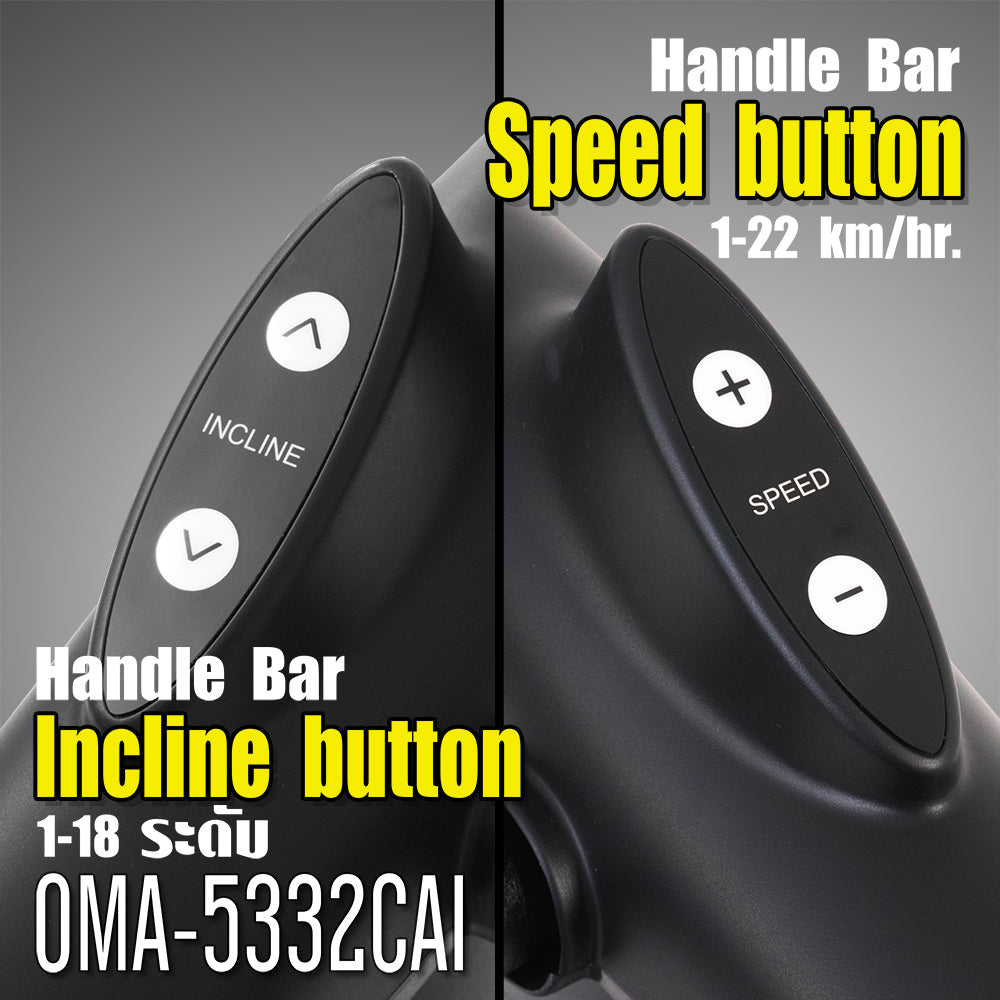 ลู่วิ่งไฟฟ้า Motorised Treadmill 6HP | OMA-5332CAI