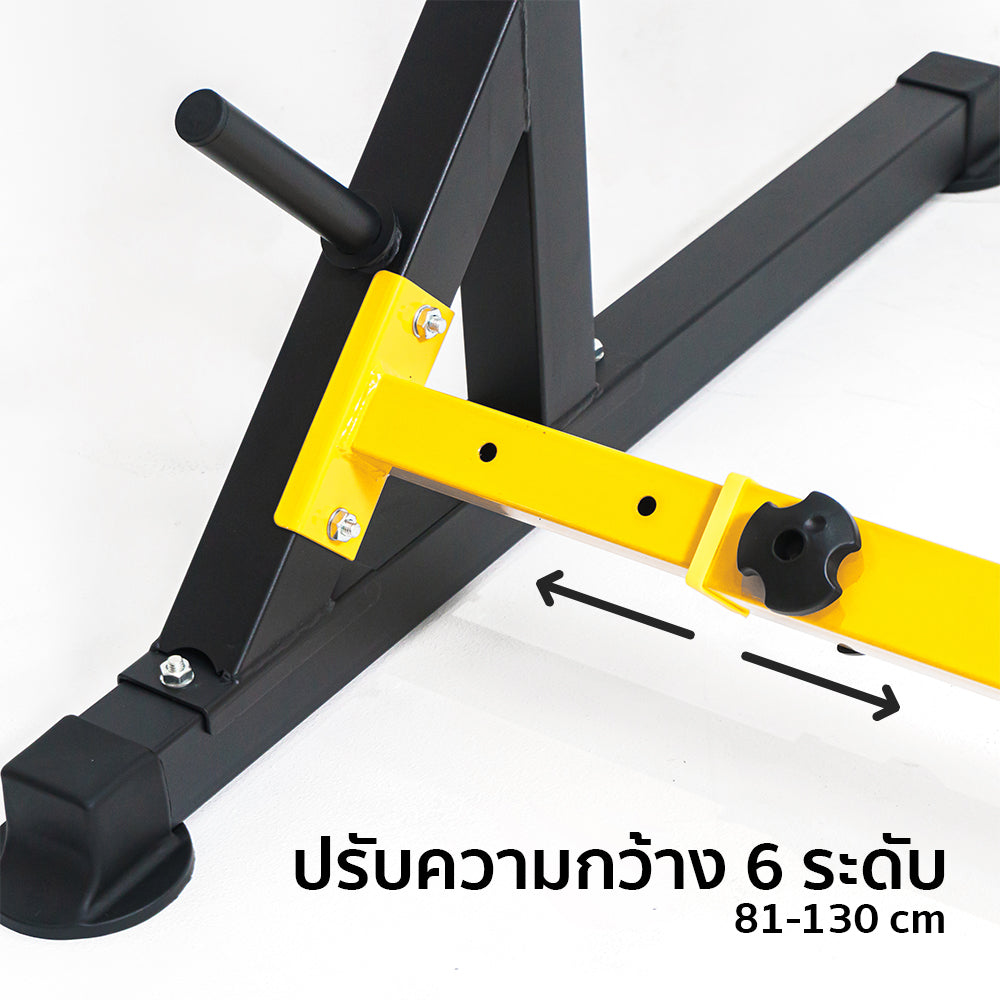 แร็คบาร์เบล Adjustable Squat Rack | AM-01A