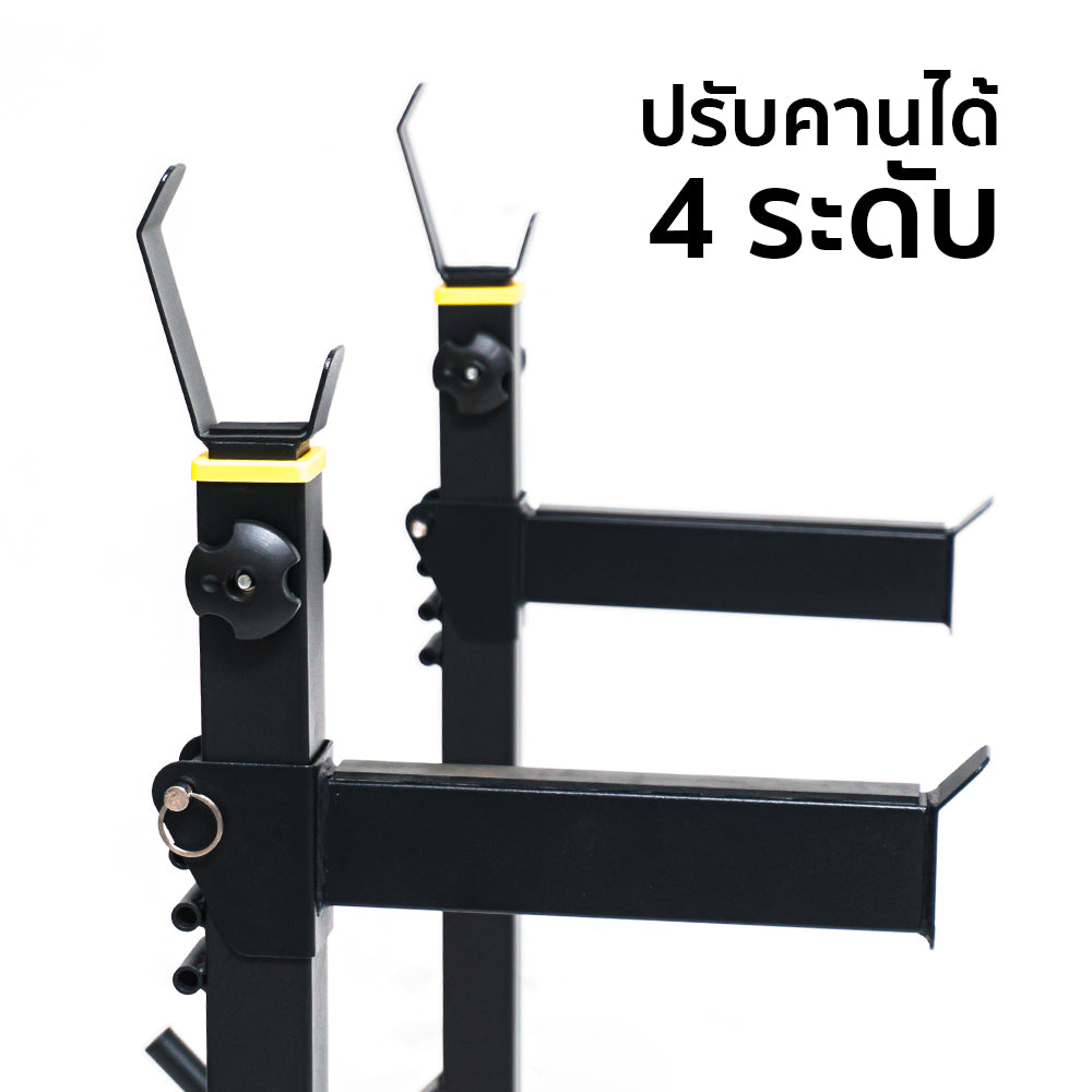 แร็คบาร์เบล Adjustable Squat Rack | AM-01A