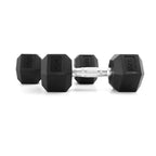 ดัมเบลเหล็ก หุ้มยางทรงหกเหลี่ยม | RUBBER HEX DUMBBELLS 10kg