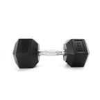 ดัมเบลเหล็ก หุ้มยางทรงหกเหลี่ยม | RUBBER HEX DUMBBELLS 15kg