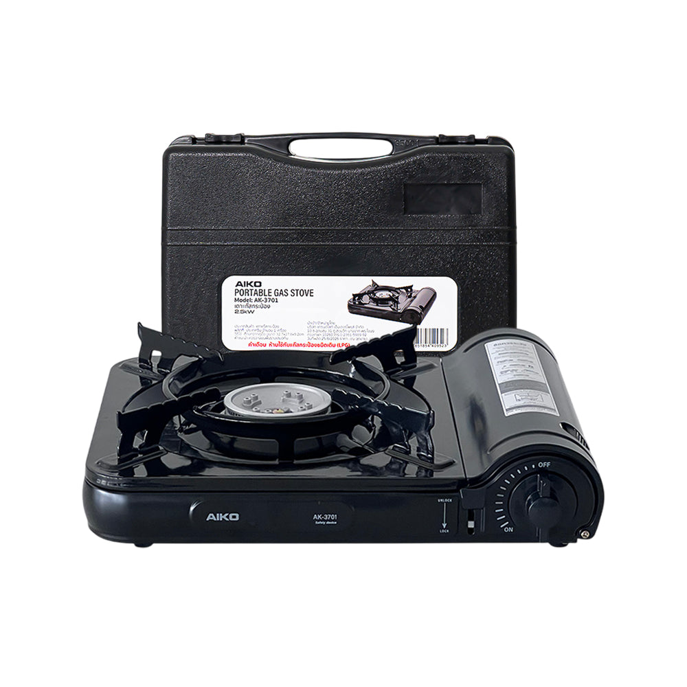 เตาแก๊ส พร้อมกระเป๋า Portable Gas Stove 2.5kW | AK-3701