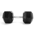 ดัมเบลเหล็ก หุ้มยางทรงหกเหลี่ยม | RUBBER HEX DUMBBELLS 20kg