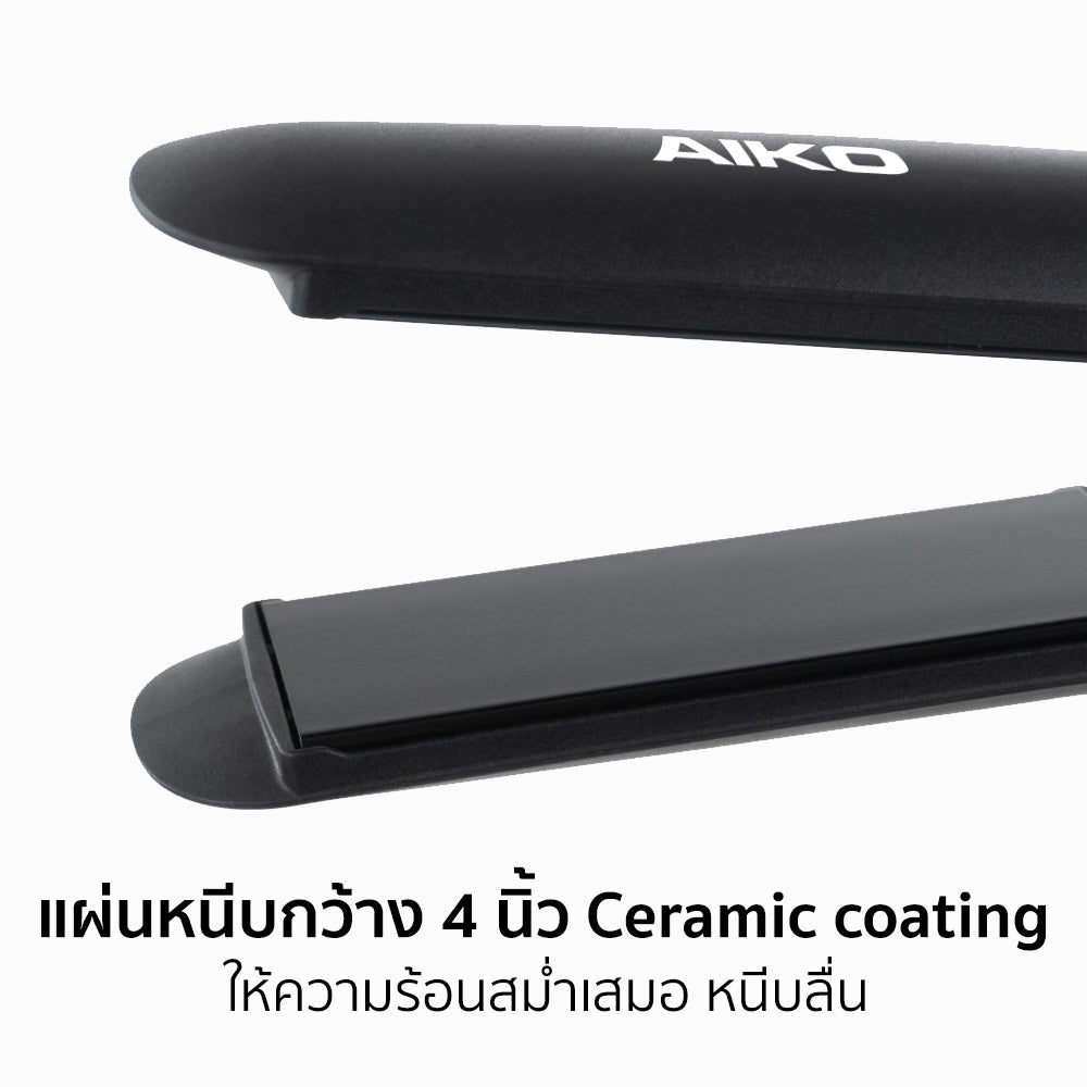 เครื่องหนีบผม ม้วนผม แผ่นหนีบ 4.0cm Hair Straightener and Curler | HS-030