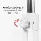 พัดลม ตั้งพื้น อุตสาหกรรม 18 นิ้ว Industrial Stand Fan | AK-S452 สีขาว