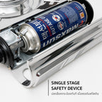 เตาแก๊ส พร้อมกระเป๋า Portable Gas Stove 2.5kW | AK-3702SS