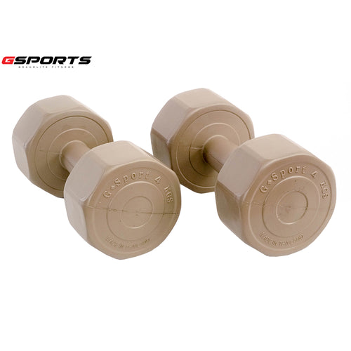 GSports ดัมเบล พลาสติก แพ็คคู่ Dumbbell 4kg x2 | DB4 - product view