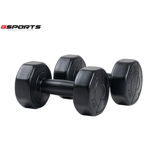 ดัมเบล พลาสติก แพ็คคู่ Dumbbell 3kg x2 Black | DB3-B