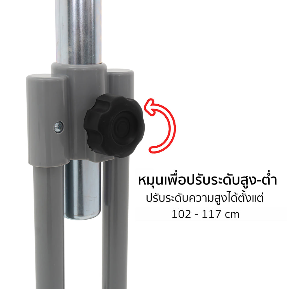 พัดลม ตั้งพื้น อุตสาหกรรม 18 นิ้ว Industrial Stand Fan | AK-S452 สีเทา