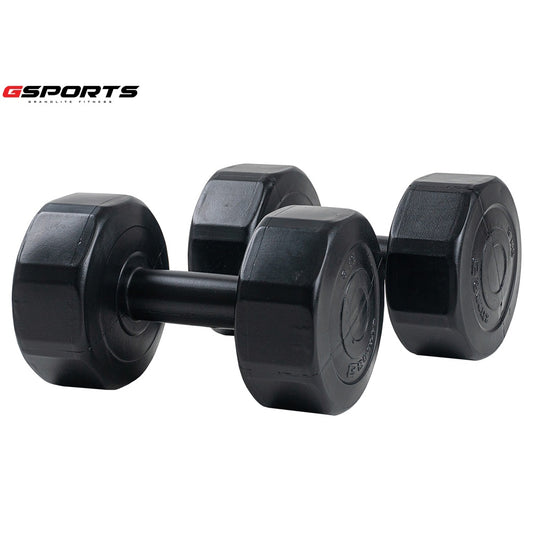 ดัมเบล พลาสติก แพ็คคู่ Dumbbell 8kg x2 Black | DB8-B