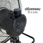 พัดลม ใบพัดอลูมิเนียม 12 นิ้ว ส่ายได้ Aluminium-Blade Desk Fan with Swing Function | AVS-212
