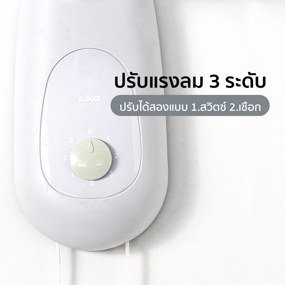 พัดลม ติดผนัง 12 นิ้ว Wall Fan | AK-W235 สีเทา