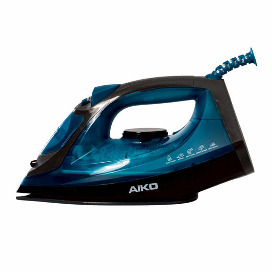 เตารีดไอน้ำ 2200W STEAM IRON | AK-007A สีฟ้าเทา