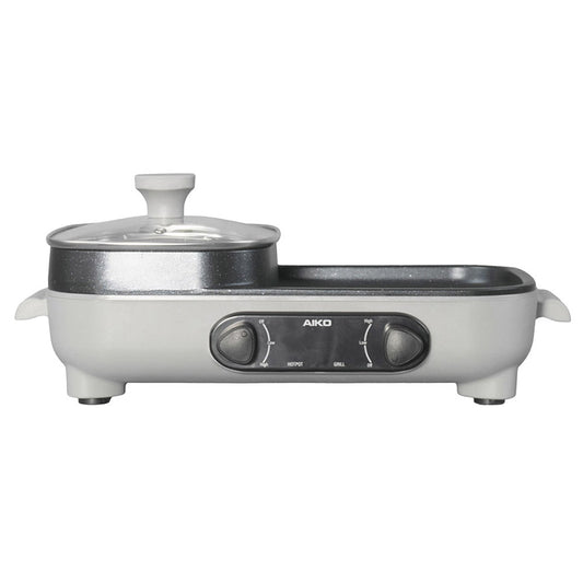 เตาปิ้งย่าง พร้อมหม้อชาบู Multi-Functional Electric Grill with Hot pot |  AK-K3322H