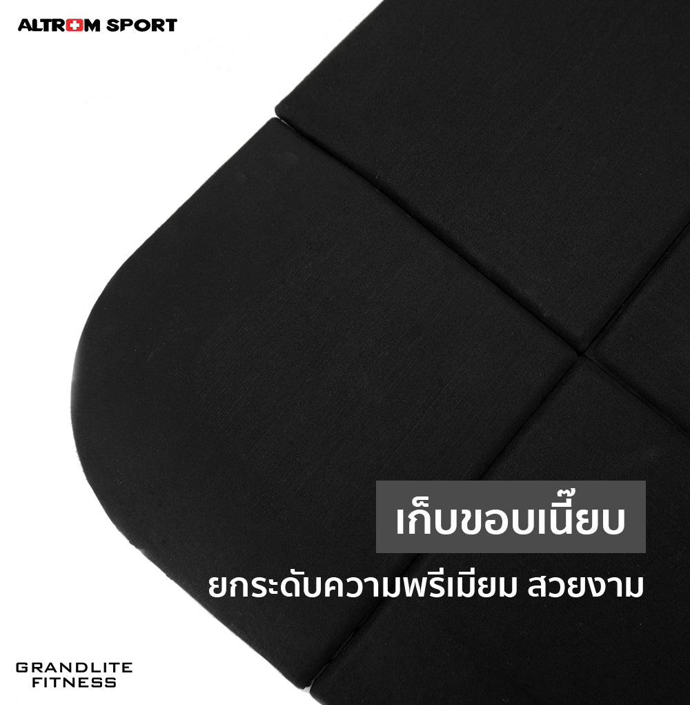 แผ่นกันกระแทกพื้นยาง EPDM | มุมจบแผ่นปูพื้นฟิตเนส Conner Gym-Rubber