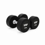 ชุดดัมเบล RRD 2.5-15 kg พร้อมชั้นวาง 105 kg Round with Rack