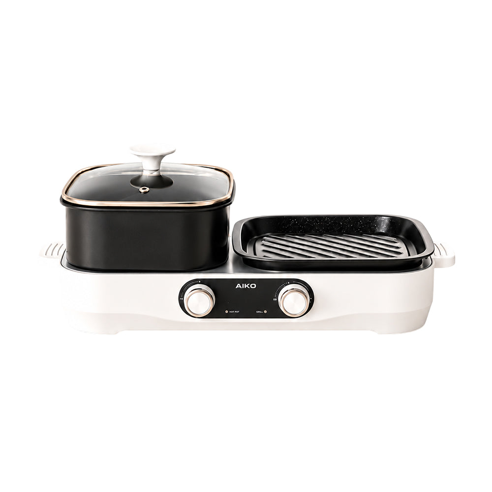 เตาปิ้งย่าง พร้อมหม้อชาบู Multi-Purpose Shabu and BBQ Pot | AK-K3021