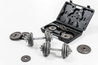 ดัมเบลเหล็ก ปรับน้ำหนัก Dumbbell Set Chromium with Plastic Case 20kg | DBS 20 kg