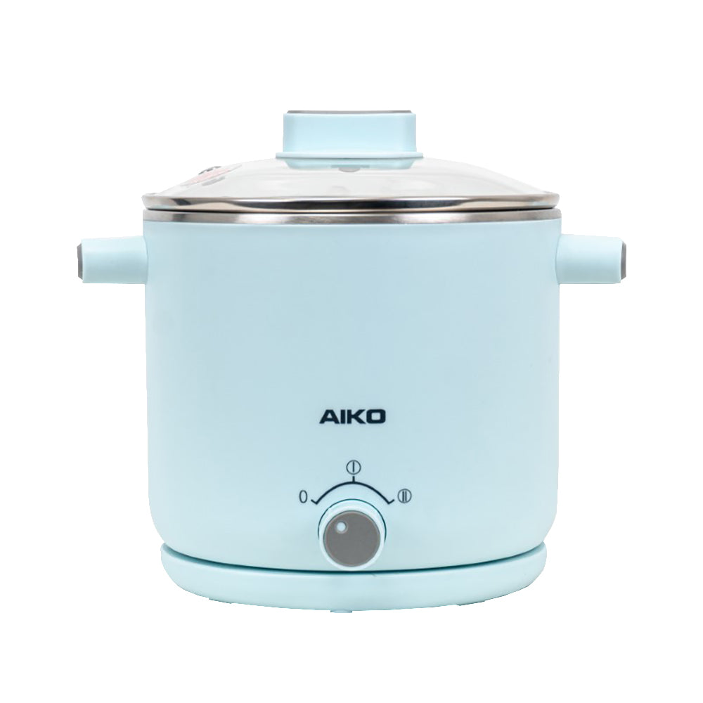 หม้อต้มไฟฟ้า อเนกประสงค์ 1.5 ลิตร Multi-Function Cooking Pot | AK-F15 Blue