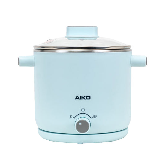 หม้อต้มไฟฟ้า อเนกประสงค์ 1.5 ลิตร Multi-Function Cooking Pot | AK-F15 Blue