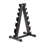 ชุดดัมเบลเหล็กหกเหลี่ยม  พร้อมชั้นวาง 6 คู่ 105kg Hex Rubber Dumbbell Set with Rack
