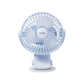 พัดลม ชาร์จไฟ 4 นิ้ว แบบหนีบและตั้งโต๊ะ Rechargeable Fan | KN-L2785 สีฟ้า
