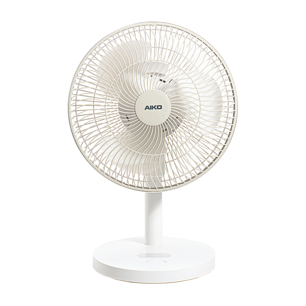 พัดลม ชาร์จไฟ 12 นิ้ว พร้อมโคมไฟ Rechargeable Fan | KN-L5202BA