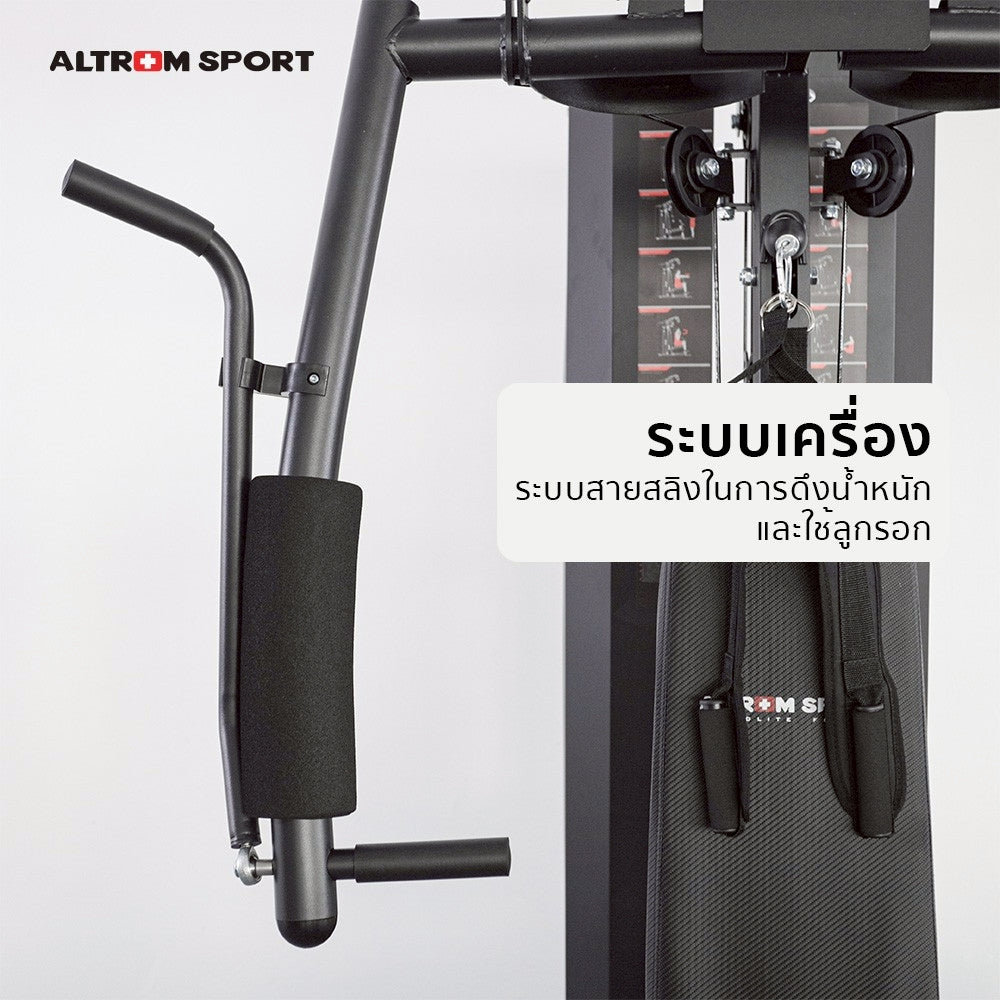 โฮมยิม เครื่องฝึกกล้ามเนื้อ 1-สถานี Multi-Function Home Gym 1-Station | AL-1020H+