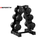 ชุดดัมเบล พร้อมชั้นวาง 3 คู่ (3,4,5kg) Dumbbell Set with 3-Pair A-Shaped Rack