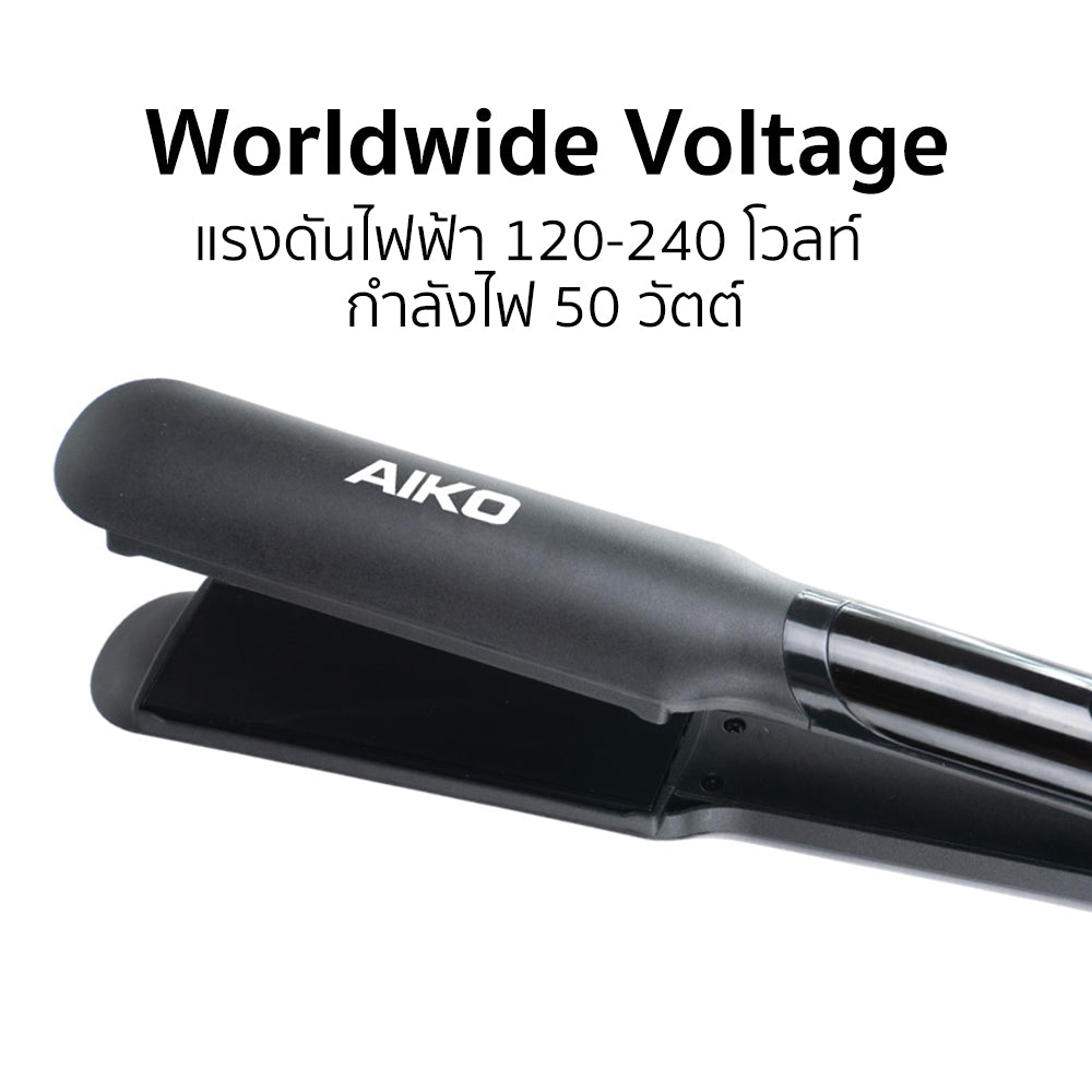 เครื่องหนีบผม ม้วนผม แผ่นหนีบ 4.0cm Hair Straightener and Curler | HS-030