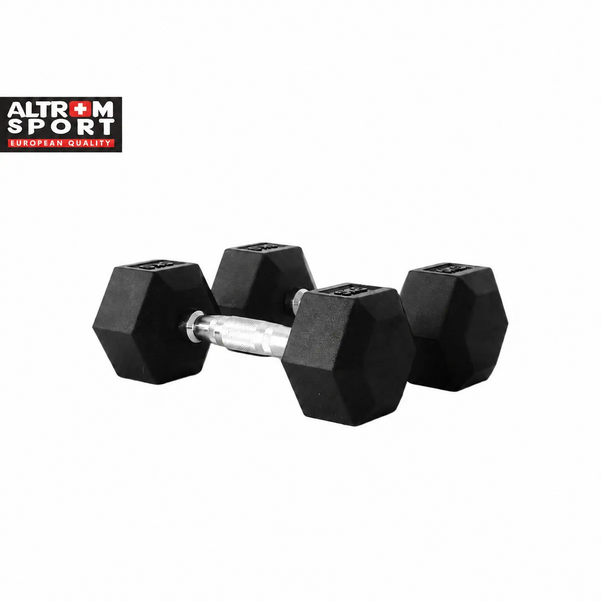 Altrom Sport ดัมเบลเหล็กหุ้มยางทรงหกเหลี่ยม 5 kg | Rubber Hex Dumbbell 5kg