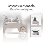 เตาแก๊ส พร้อมกระเป๋า Portable Gas Stove 1.9kW | MINI B สีเทา