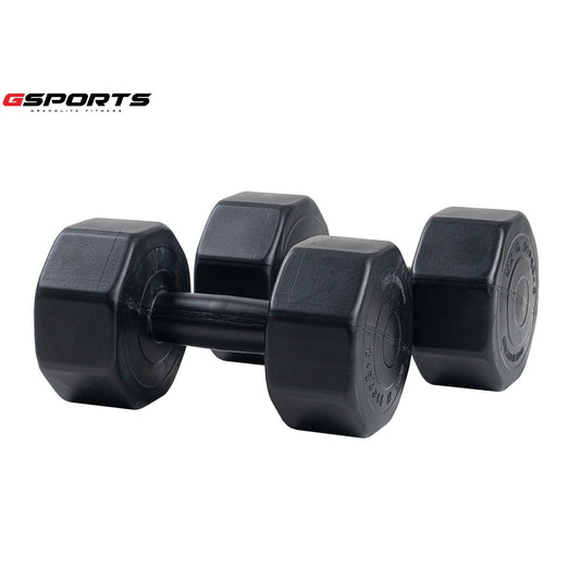 ดัมเบล พลาสติก แพ็คคู่ Dumbbell 6kg x2 Black | DB6-B