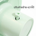 พัดลม ชาร์จไฟ 12 นิ้ว พร้อมโคมไฟ Rechargeable Fan | KN-L5202BA