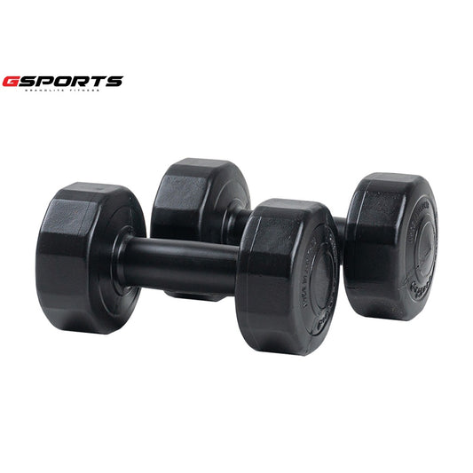 ดัมเบล พลาสติก แพ็คคู่ Dumbbell 2kg x2 Black | DB2-B