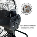 พัดลม ใบพัดอลูมิเนียม 12 นิ้ว ส่ายได้ Aluminium-Blade Desk Fan with Swing Function | AVS-212