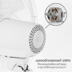 พัดลม ตั้งพื้น อุตสาหกรรม 18 นิ้ว Industrial Stand Fan | AK-S452 สีขาว