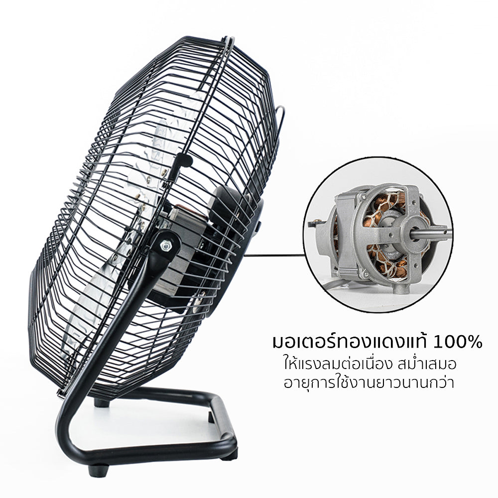 พัดลม ใบพัดอลูมิเนียม 12 นิ้ว Aluminium-Blade Desk Fan | AVS-412