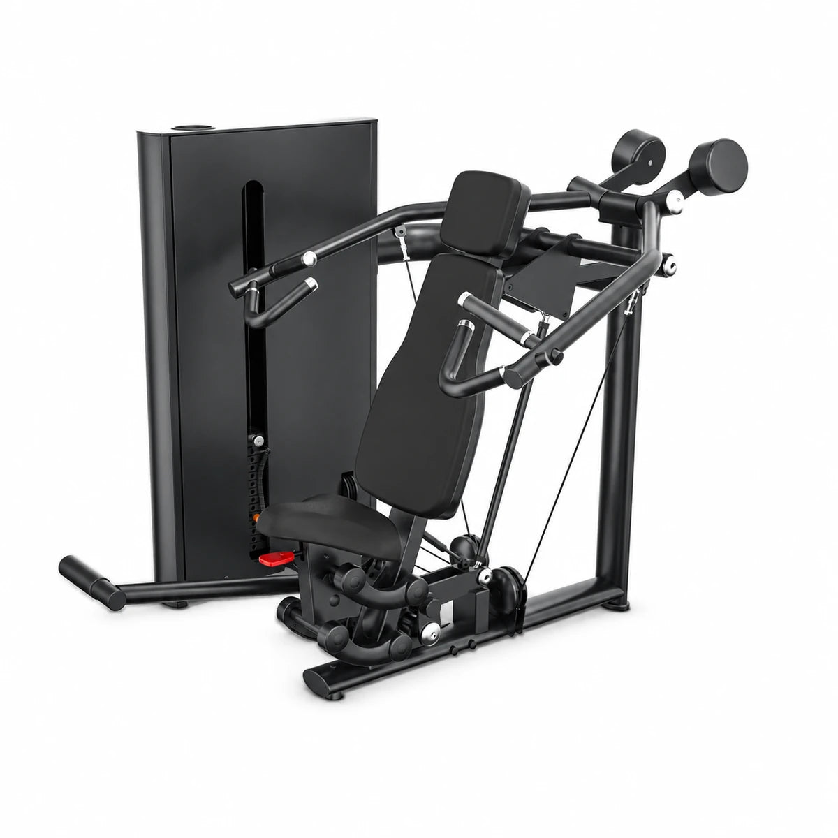 GYMOST L601 Shoulder Press pin-loaded commercial gym machine, angle 1 | เครื่องบริหารหัวไหล่