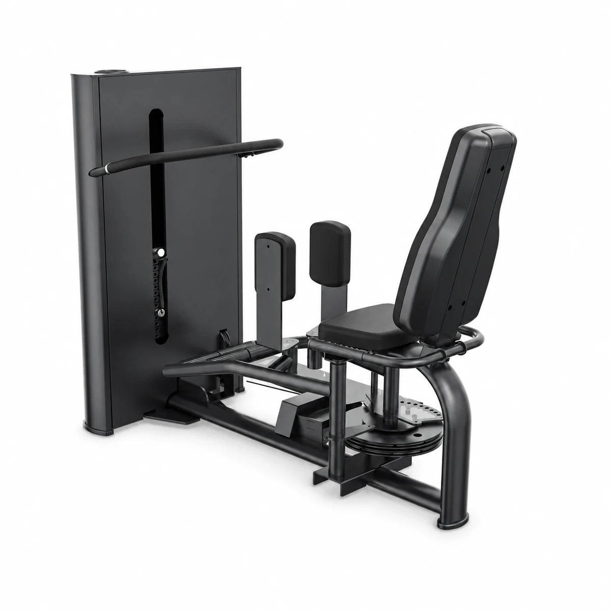 GYMOST L603 Abductor Adductor pin-loaded commercial gym machine, angle 1 | เครื่องบริหารต้นขาด้านในและนอก