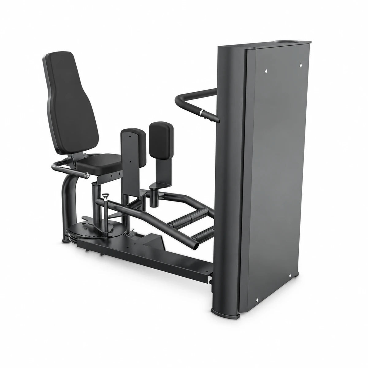 GYMOST L603 Abductor Adductor pin-loaded commercial gym machine, angle 2 | เครื่องบริหารต้นขาด้านในและนอก