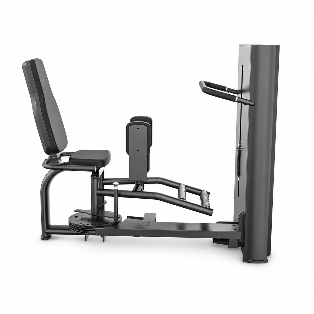 GYMOST L603 Abductor Adductor pin-loaded commercial gym machine, angle 3 | เครื่องบริหารต้นขาด้านในและนอก
