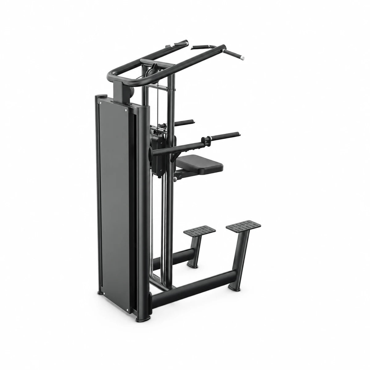 GYMOST L607 Dip Chin Assist pin-loaded commercial gym machine, angle 4 | เครื่องช่วยฝึกดิปและโหนบาร์