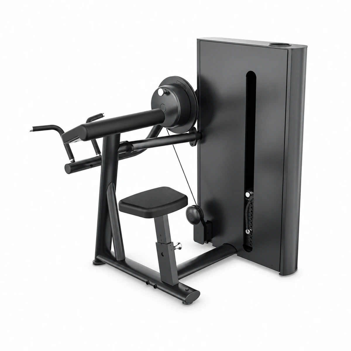 GYMOST L609 Biceps Trainer pin-loaded commercial gym machine, angle 2 | เครื่องบริหารกล้ามหน้าแขน
