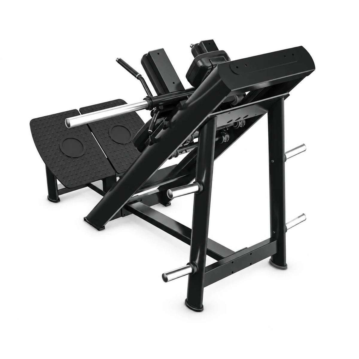 GYMOST L679 45 Degree Hack Slider plate-loaded commercial gym machine, angle 2 | เครื่องแฮ็กสไลเดอร์ 45 องศา