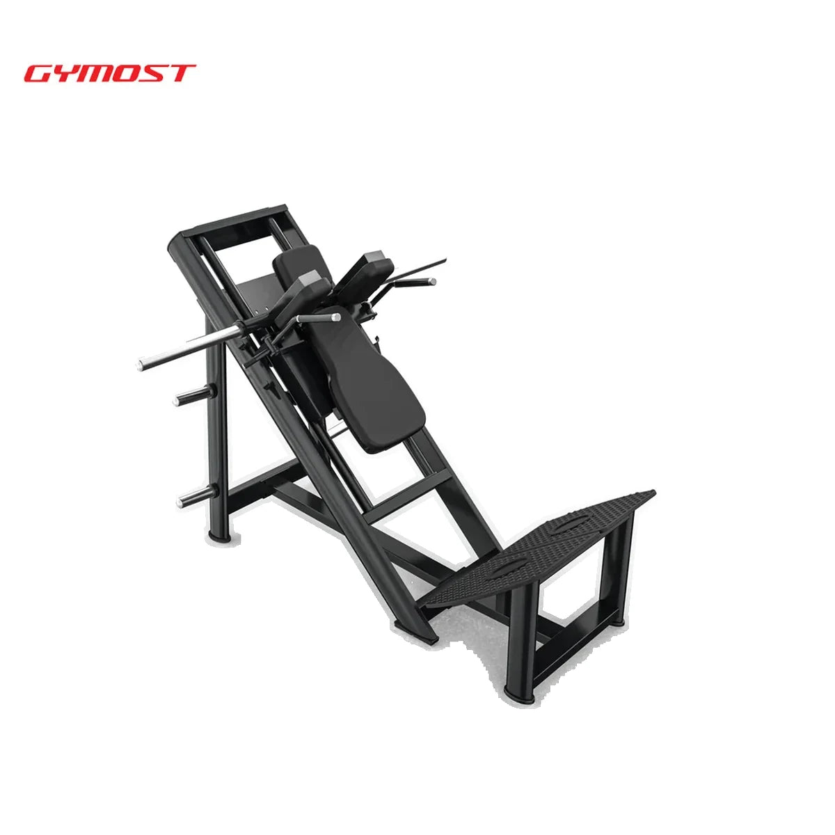 GYMOST L679 เครื่องบริหารกล้ามขาแฮ็กสไลเดอร์ 45 องศา 45-Degree Hack Slider Plate-Loaded Commercial Gym Machine