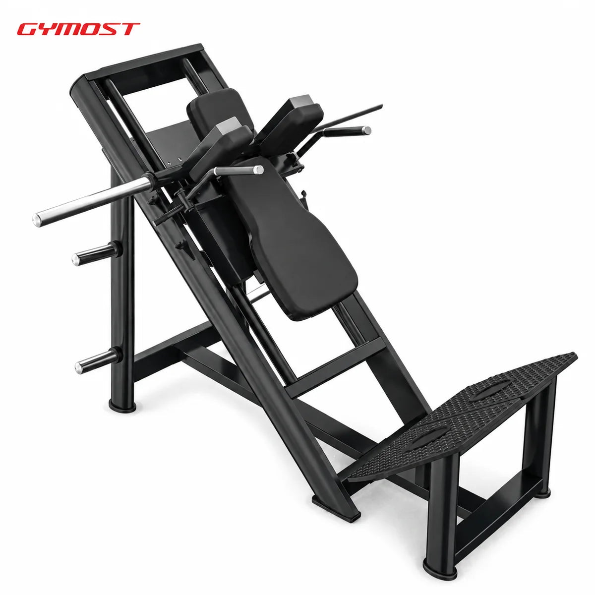 GYMOST L679 เครื่องบริหารกล้ามขาแฮ็กสไลเดอร์ 45 องศา 45-Degree Hack Slider Plate-Loaded Commercial Gym Machine